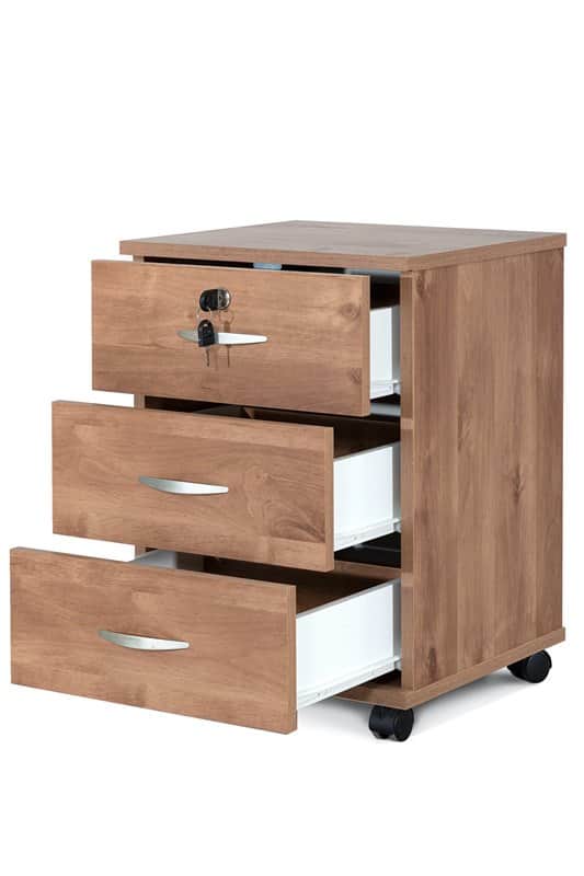 שידה 3 מגירות וגלגלים | שני